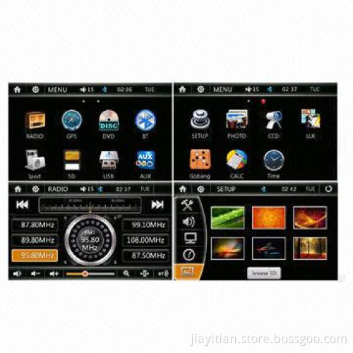 Car DVD for Kia K3, Supports BT/TV/GPS/iPod Function, 8-inch TFT